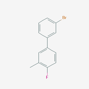 molecular formula C13H10BrF B7967745 3-Bromo-4'-fluoro-3'-methylbiphenyl 