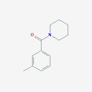 B079678 1-(3-Methylbenzoyl)piperidine CAS No. 13290-48-7