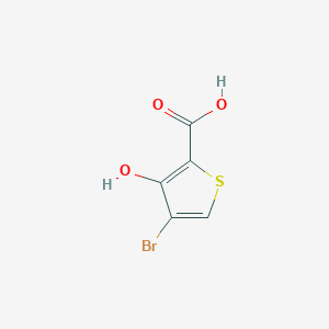 molecular formula C5H3BrO3S B7967830 4-Bromo-3-hydroxythiophene-2-carboxylic acid 