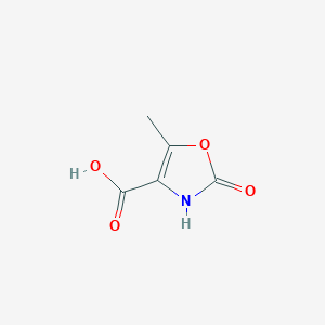 molecular formula C5H5NO4 B7967857 2-Oxo-5-methyl-4-oxazoline-4-carboxylic acid 
