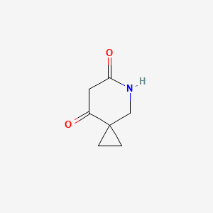 molecular formula C7H9NO2 B7967877 5-Azaspiro[2.5]octane-6,8-dione 