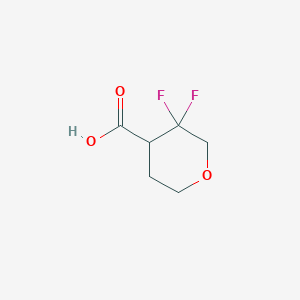 3,3-Difluorotetrahydro-2H-pyran-4-carboxylic acid
