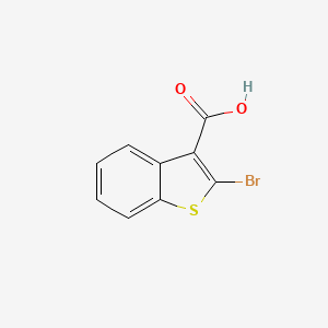 molecular formula C9H5BrO2S B7967985 2-Bromobenzo[b]thiophene-3-carboxylic acid 