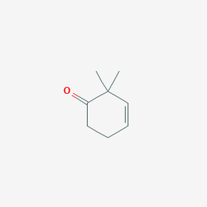 molecular formula C8H12O B7967997 2,2-Dimethylcyclohex-3-EN-1-one 