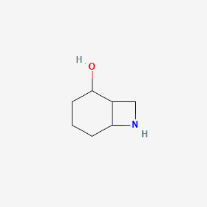 molecular formula C7H13NO B7968002 7-Azabicyclo[4.2.0]octan-2-ol 