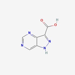 molecular formula C6H4N4O2 B7968007 1h-Pyrazolo[4,3-d]pyrimidine-3-carboxylic acid 