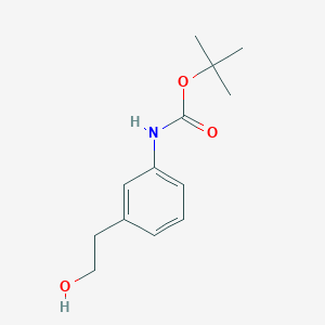 molecular formula C13H19NO3 B7968012 3-n-Boc-aminophenethyl alcohol 