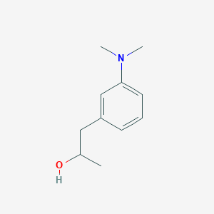 molecular formula C11H17NO B7968036 1-(3-(Dimethylamino)phenyl)propan-2-ol 