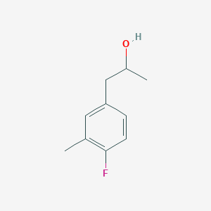 molecular formula C10H13FO B7968051 1-(4-Fluoro-3-methylphenyl)propan-2-ol 