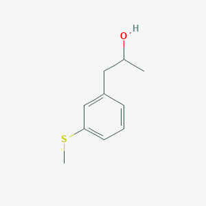 molecular formula C10H14OS B7968074 1-[3-(Methylthio)phenyl]-2-propanol 
