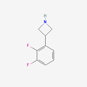 molecular formula C9H9F2N B7968182 3-(2,3-Difluorophenyl)azetidine 