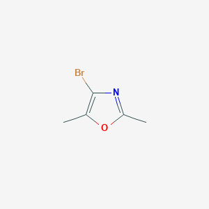 molecular formula C5H6BrNO B7968192 4-Bromo-2,5-dimethyloxazole 
