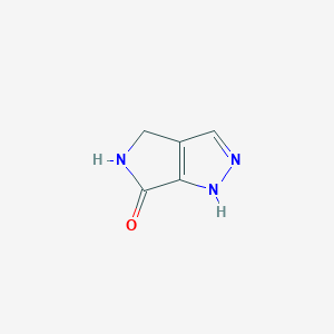 molecular formula C5H5N3O B7968198 4,5-Dihydropyrrolo[3,4-c]pyrazol-6(2h)-one 