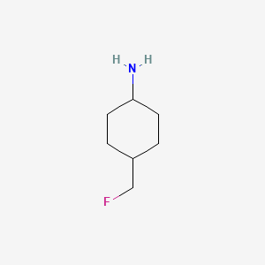 molecular formula C7H14FN B7968204 4-氟甲基环己胺 