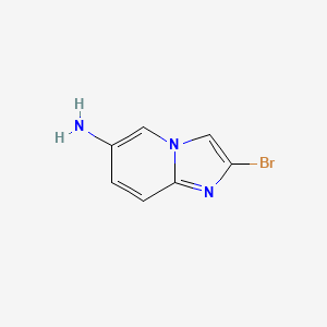 molecular formula C7H6BrN3 B7968279 2-Bromoimidazo[1,2-a]pyridin-6-amine 