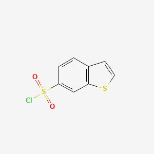 molecular formula C8H5ClO2S2 B7968308 Benzo[b]thiophene-6-sulfonyl chloride 