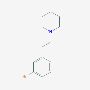 molecular formula C13H18BrN B7968351 1-[2-(3-Bromo-phenyl)-ethyl]-piperidine 