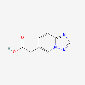 2-([1,2,4]Triazolo[1,5-a]pyridin-6-yl)acetic acid