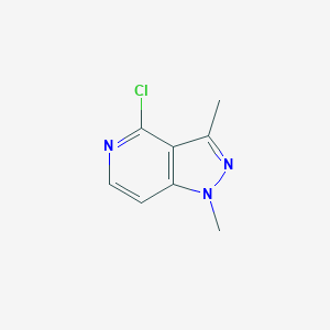 molecular formula C8H8ClN3 B7968401 4-chloro-1,3-dimethyl-1H-pyrazolo[4,3-c]pyridine 