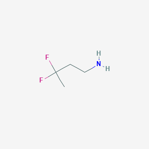 molecular formula C4H9F2N B7968411 3,3-Difluorobutylamine 