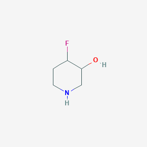 molecular formula C5H10FNO B7968433 trans-4-Fluoro-3-piperidinol 
