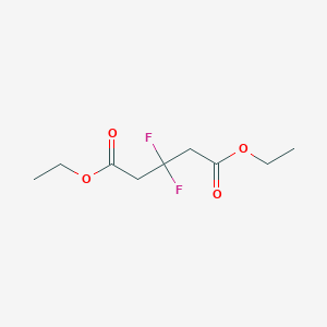 molecular formula C9H14F2O4 B7968506 Diethyl 3,3-difluoropentanedioate CAS No. 2710-66-9