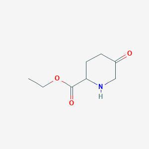 molecular formula C8H13NO3 B7968527 5-Oxo-piperidine-2-carboxylic acid ethyl ester 