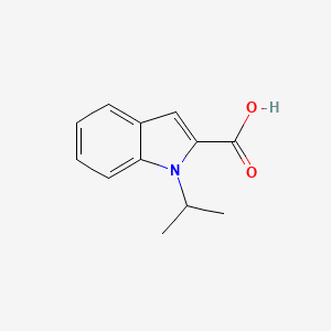 molecular formula C12H13NO2 B7968572 1-Isopropyl-2-indolecarboxylic acid 
