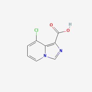 molecular formula C8H5ClN2O2 B7968629 8-Chloro-imidazo[1,5-a]pyridine-1-carboxylic acid 