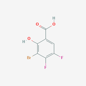 3-Bromo-4,5-difluoro-2-hydroxybenzoic acid