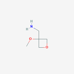 molecular formula C5H11NO2 B7968699 (3-Methoxyoxetan-3-yl)methanamine 