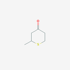 molecular formula C6H10OS B7968704 4H-Thiopyran-4-one, tetrahydro-2-methyl- CAS No. 38486-20-3