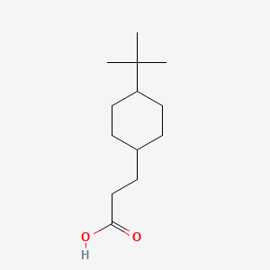 molecular formula C13H24O2 B7968747 3-(4-Tert-butylcyclohexyl)propanoic acid 