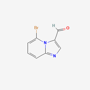 molecular formula C8H5BrN2O B7968802 5-Bromoimidazo[1,2-a]pyridine-3-carbaldehyde 