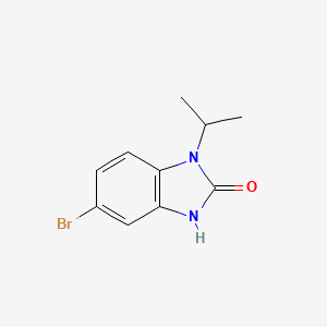 molecular formula C10H11BrN2O B7968811 5-Bromo-1-isopropyl-1H-benzo[d]imidazol-2(3H)-one 