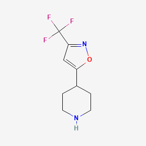 5-(Piperidin-4-yl)-3-(trifluoromethyl)isoxazole