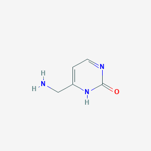 molecular formula C5H7N3O B7968872 4-Aminomethyl-pyrimidin-2-OL CAS No. 30178-90-6