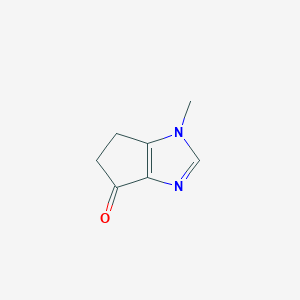 molecular formula C7H8N2O B7968893 3-Methyl-4,5-dihydrocyclopenta[d]imidazol-6-one 