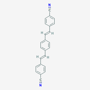 molecular formula C24H16N2 B079689 1,4-双(4-氰基苯乙烯基)苯 CAS No. 13001-40-6