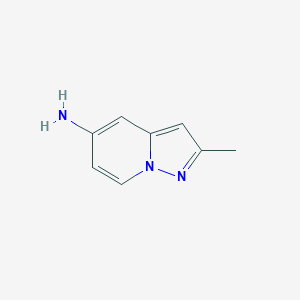 molecular formula C8H9N3 B7968908 2-Methylpyrazolo[1,5-a]pyridin-5-amine 