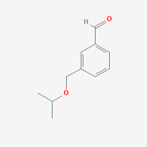 molecular formula C11H14O2 B7968963 3-(Isopropoxymethyl)benzaldehyde 