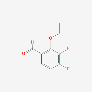 molecular formula C9H8F2O2 B7968977 2-Ethoxy-3,4-difluorobenzaldehyde 