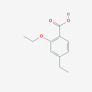 molecular formula C11H14O3 B7968990 2-Ethoxy-4-ethylbenzoic acid 