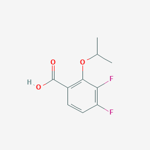 molecular formula C10H10F2O3 B7969051 3,4-Difluoro-2-isopropoxybenzoic acid 