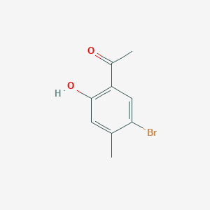molecular formula C9H9BrO2 B7969068 5'-Bromo-2'-hydroxy-4'-methylacetophenone 