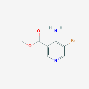 molecular formula C7H7BrN2O2 B7969077 Methyl 4-amino-5-bromonicotinate 