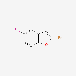 molecular formula C8H4BrFO B7969107 2-Bromo-5-fluorobenzofuran 