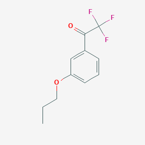 molecular formula C11H11F3O2 B7969161 3'-n-Propoxy-2,2,2-trifluoroacetophenone 