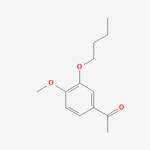 molecular formula C13H18O3 B7969175 1-(3-Butoxy-4-methoxyphenyl)ethanone CAS No. 104249-95-8
