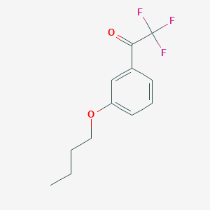 molecular formula C12H13F3O2 B7969209 3'-n-Butoxy-2,2,2-trifluoroacetophenone 